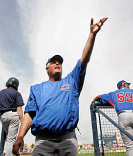 Lou pointing up in the standings... to the playoffs