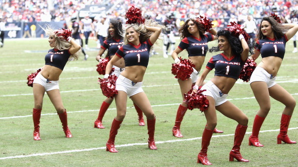 Texans cheerleaders - no emaciated, excellent!