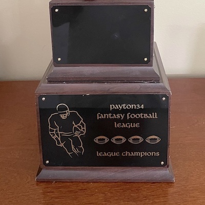 The Payton34 trophy