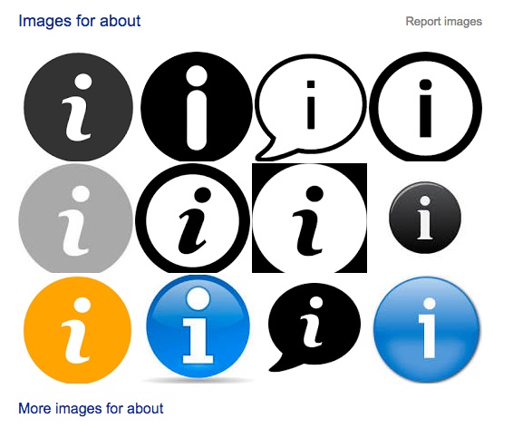google images 'about icons'
