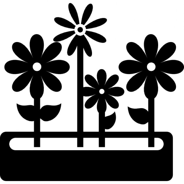 Gift Garden - black and white