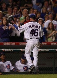 Ryan Dempster beating the Sock on Sunday night baseball