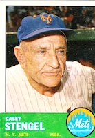 Casey Stengel - manager, New York Met