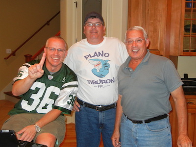 Draft men: Commish, Angeero, and Larry
